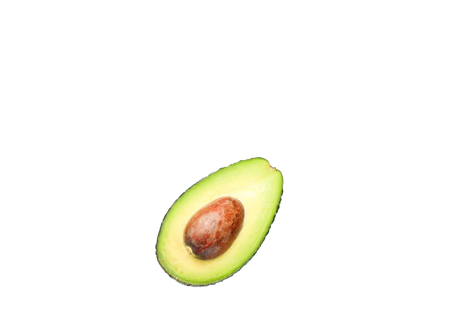 half an avocado