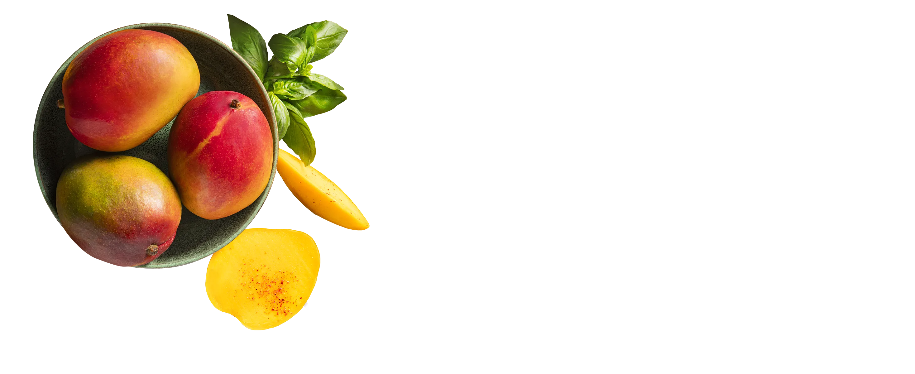 mangos in a bowl