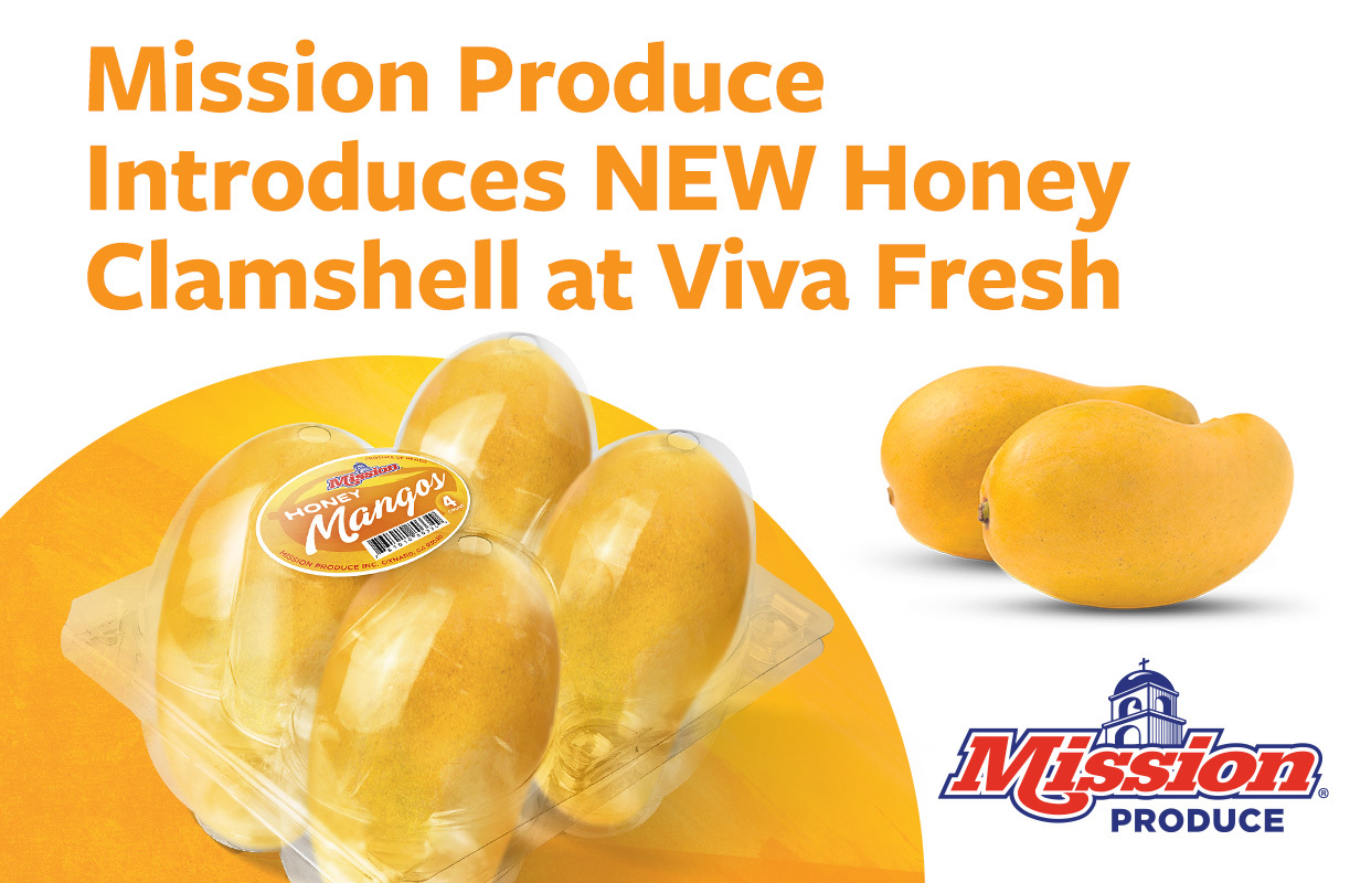 Mission Produce® Introduces New Honey Mango Clamshell at Viva