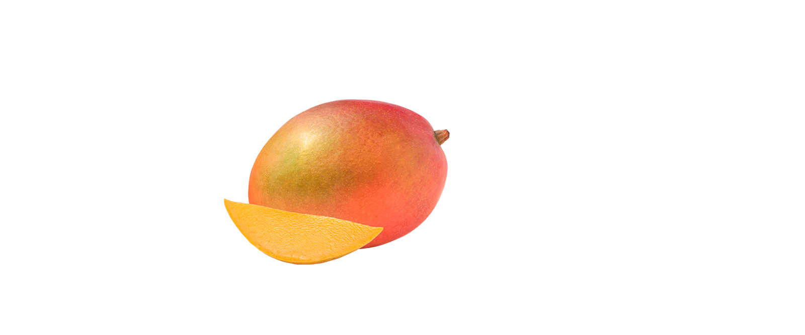 mango with a slice