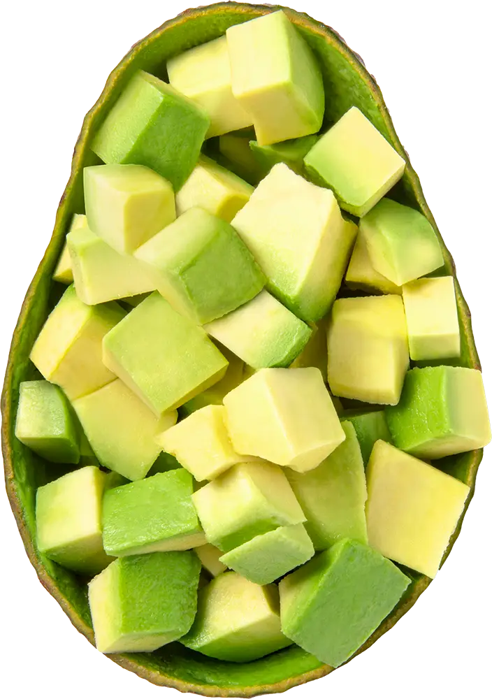 avocado cubes