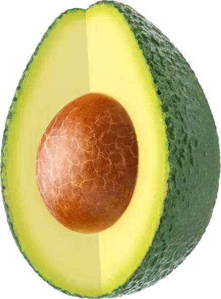 Ripe avocado