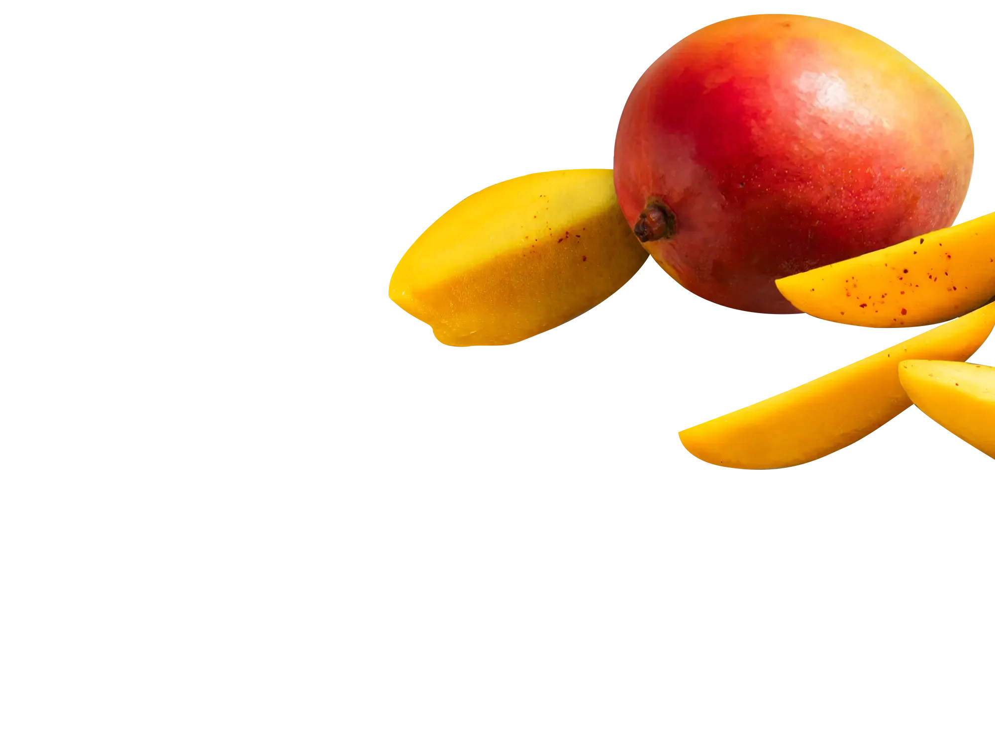 mangos cut and full