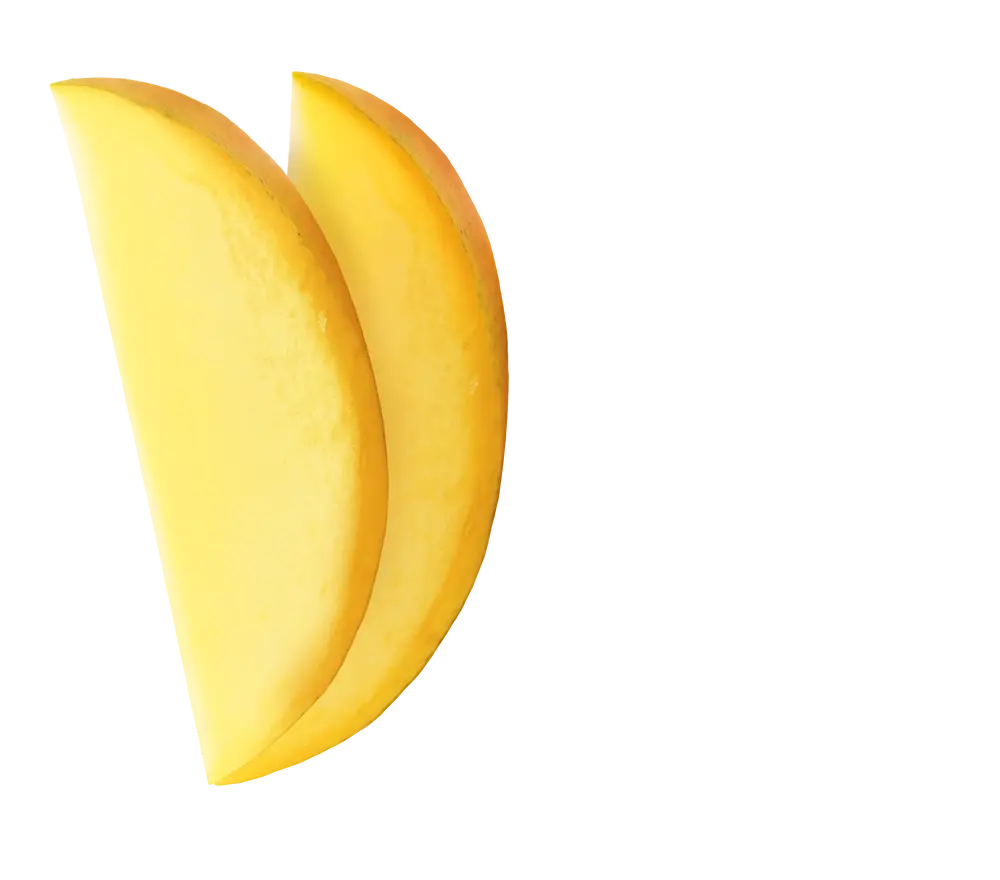 2 mango slices