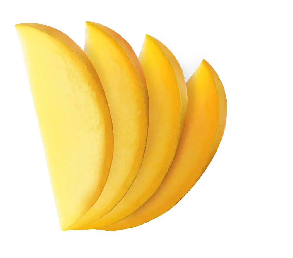 4 mango slices