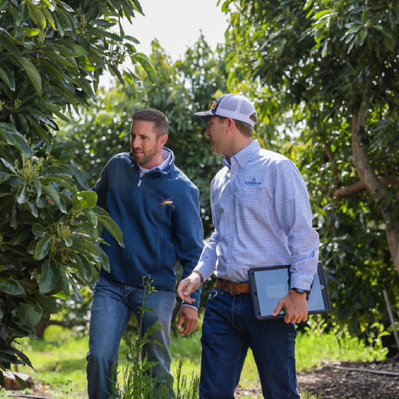 Mission men in the field