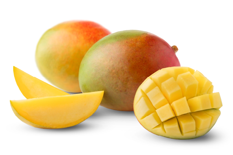 grouping of mangos