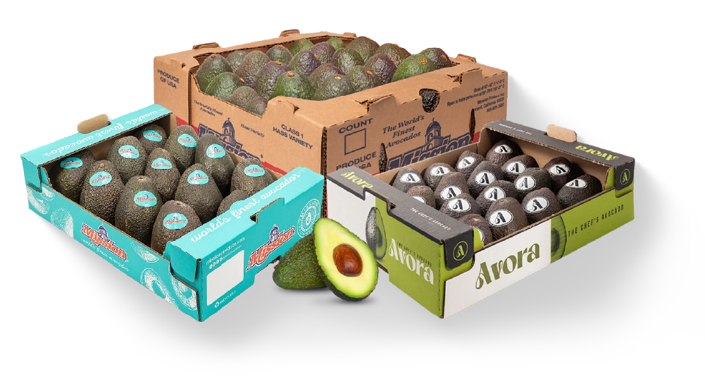 Mission bulk avocados in cases