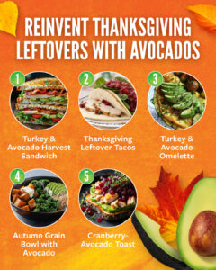 Reinvent Thanksgiving Leftovers with Avocados