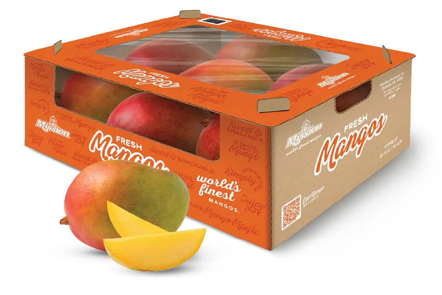 Mission® lidded mango packaging
